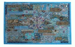 60" Stunning India Art Ethnic Cor Sari Beads Sequin Lace Wall Hanging Tapestry. Fixed Price $62.99.