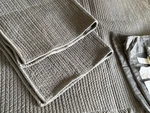 Nwot Pottery Barn Gray Velvet Channel King Quilt + 2 Shams Cotton Fill. Fixed Price $299.99.