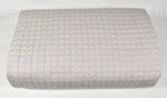 Williams Sonoma Home Box Stitch Cotton Sateen King Coverlet Quilt Bedspread Gray. Fixed Price $124.99.