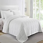 Puredown Soft Lightweight Blanket With Satin Trim For Full/queen, White. Fixed Price $97.91.