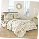 Traditions Set Spring 3 Piece Quilted Pattern Bedding King Sterling. Fixed Price $73.72.