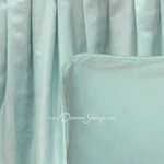 Donna Sharp Aqua Full Bedskirt, Gathered. Fixed Price $92.00.