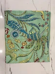 Green King Size Bird Handmade Kantha Quilt Throw Blanket Vintage Bedspread. Fixed Price $64.26.