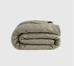 Nwt Quince Organic Cotton Basketweave Quilt Only Full Queen Dried Sage Msrp $150. Fixed Price $99.99.