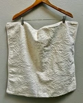 Bella Notte Euro Pillow Sham Damask Floral Ivory 100% Cotton. Fixed Price $63.71.