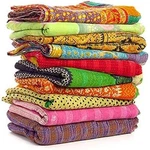 Diyana Impex Wholesale Mix Lot Tribal Kantha Quilts Vintage Cotton Bed Cover. Fixed Price $74.04.