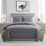 Vcny Home Quilt Set, Soft 3-PIECE Pinsonic Damask Bedding With Matching Sh. Fixed Price $41.97.