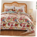 Greenland Home Jewel 100% Cotton Kantha Quilted Full/queen (3 Piece) White. Fixed Price $61.69.