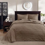 Coverlet King 120 X118 Reversible Damask Quilted Mocha Madison Park Lightweight. Fixed Price $154.99.