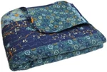 Decor Royal Empire Reversible Cotton Throw Blanket, 50" X 60" L, Peacock. Fixed Price $39.99.