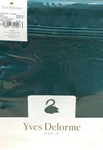Rare $595 Yves Delorme Triomphe Queen Flat Sheet King Euro Shams Peacock 3PC Set. Fixed Price $499.00.