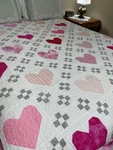 New Handmade Cotton Patchwork Throw/ Quilt/throw Multicolor Pattern. Fixed Price $255.00.