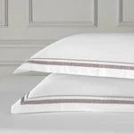 Ranznaz White Pillow Shams King Size Set Of 2, 100% Cotton 400TC Sateen Luxur.... Fixed Price $55.93.