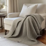 Loden Taupe Quilted Throw - Levtex Home. Fixed Price $54.99.