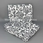 Set Of 2 Rachel Zoe Quilted Paisley Floral Standard Shams Ivory Charcoal Gray. Fixed Price $29.70.