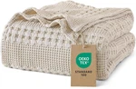 100% Cotton Waffle Weave Blanket Queen Size For Bed, Soft Lightweight & Breathab. Fixed Price $88.99.