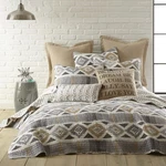 Santa Fe Quilt - Grey, Tan, And White Levtex Home. Fixed Price $139.99.