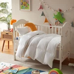 Lightweight Toddler Comforter, All Season Down Blanket Kids, 41X48 Inch Whit. Fixed Price $89.33.