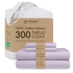 Threadmill Cotton Set 100% For Queen, Lilac Solid. Fixed Price $64.17.