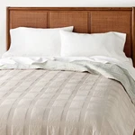 Hearth & Hand Magnolia Grid Stitched Quilt Oeko-tex Farmhouse. Fixed Price $28.89.