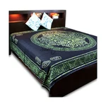 India Arts Cotton Celtic Circular Knot Print Tapestry Bedspread- Queen. Fixed Price $66.14.