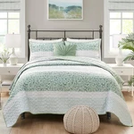 Madison Park Quilt Set, Seersucker Floral Coverlet-queen-all Season. Fixed Price $89.99.