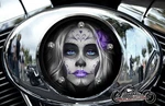 Harley Davidson Aluminum Twin Cam Air Cleaner Insert Cover Sugar Skull Purple. Fixed Price $139.99.