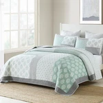 Pangushan Quilt Queen Size, 100% Cotton Bedspread Bedding Set, Patc.... Fixed Price $141.56.