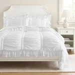 Pottery Barn Teen - Chloe Ruffle Quilt On Sale. Fixed Price $78.99.