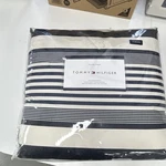 Tommy Hilfiger Island Stripe Navy Twin Comforter & Pillow Sham Set 2PC. Fixed Price $60.00.