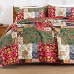 Queen Set - Patchwork Size, Comforter Coverlet Bed.... Fixed Price $70.22.
