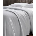 Matouk Strata Queen Sz Cotton Blanket. White 100"X100"PORTUGAL. Fixed Price $199.00.