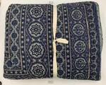 Pottery Barn Auden Pick-stitch Handcrafted Reversible Quilt Blue King Cal #U1087. Fixed Price $285.47.