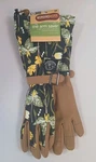 Womanswork Arm Saver Glove Small Black Yellow Floral Nwt. Fixed Price $51.30.