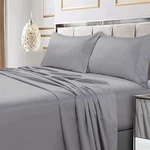 Tribeca Living Bed Set, Soft Egyptian Cotton Sateen Solid And Pi.... Fixed Price $75.34.