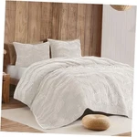 Shalala Velvet Quilt Set Size,ultra Soft Luxury FULL/QUEEN(94"X94") Ivory. Fixed Price $137.10.