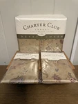 Charter Club Home King Duvet Cover Sateen 100% Cotton With Two Shams. Fixed Price $75.00.
