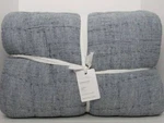 Pottery Barn Cloud Quilt, King/cal.king 108"W X 92"L Steel Blue Color Nwt. Fixed Price $199.95.
