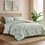 Wonderful 210T Cotton Sateen Floral Comforter Set King Size, 3 Pieces Green P.... Fixed Price $119.50.
