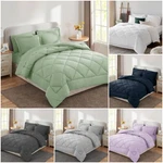 7 Piece Comforter Bag All Season Reversible Bedding Sets Queen Gray. Fixed Price $51.99.