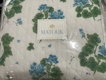 $485 Matouk Italy New 1PC Twin Coverlet Geranium 500TC Cotton Percale Luca Last. Fixed Price $275.00.