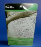 Bucilla Stamped Cross Stitch Flowers Quilt Blooks 46066 Set Of 15"X. Fixed Price $16.14.
