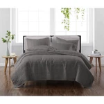 Cannon Quilt Set Traditional Heritage Collection Solid, Gray, Twin/twinxl. Fixed Price $27.99.