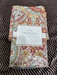 Set Of 2 Pottery Barn Bella Paisley Large Euro Shams 30X30 Organic Cotton Boho. Fixed Price $60.00.