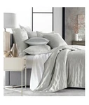 Hotel Collection Tessellate Full / Queen Quilted Coverlet Silver New. Fixed Price $150.00.