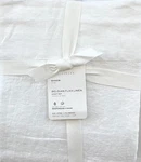 Pottery Barn Belgian Flax Linen Queen Sheet Set White. Fixed Price $150.00.