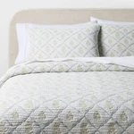 3PC Full/queen Reversible Lightweight Matelasse Quilt And Shams Set Cottage. Fixed Price $23.99.
