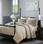 Madison Park Signature Serene Quilted Cotton 3-PC. Coverlet Set, King.. Fixed Price $99.99.