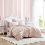 Laura Ashley Microfiber Quilt & Sham Sets (hailee-light Pink). Fixed Price $99.99.