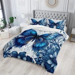 Queen Size Boho Butterfly Bedding Set Girls Dreamy Comforter Bedroom. Fixed Price $27.55.